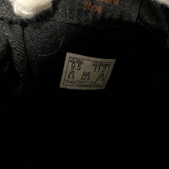 Vans Sk8-Hi Reissue Unisex M9.5/W11 Black Canvas Athletic Skate Sneaker Shoes - Picture 6 of 6